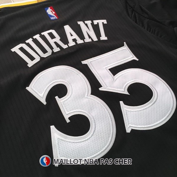 Maillot Authentique Manche Courte Golden State Warriors Duarant 35 Noir